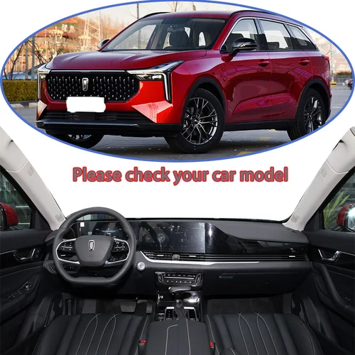 Imagen 2 del producto Cubierta de tablero para evitar almohadilla de luz, cubierta de plataforma de instrumentos, tablero de alfombrilla para Bestune T55 2021 2022, pegatinas para coche, accesorios de alfombra