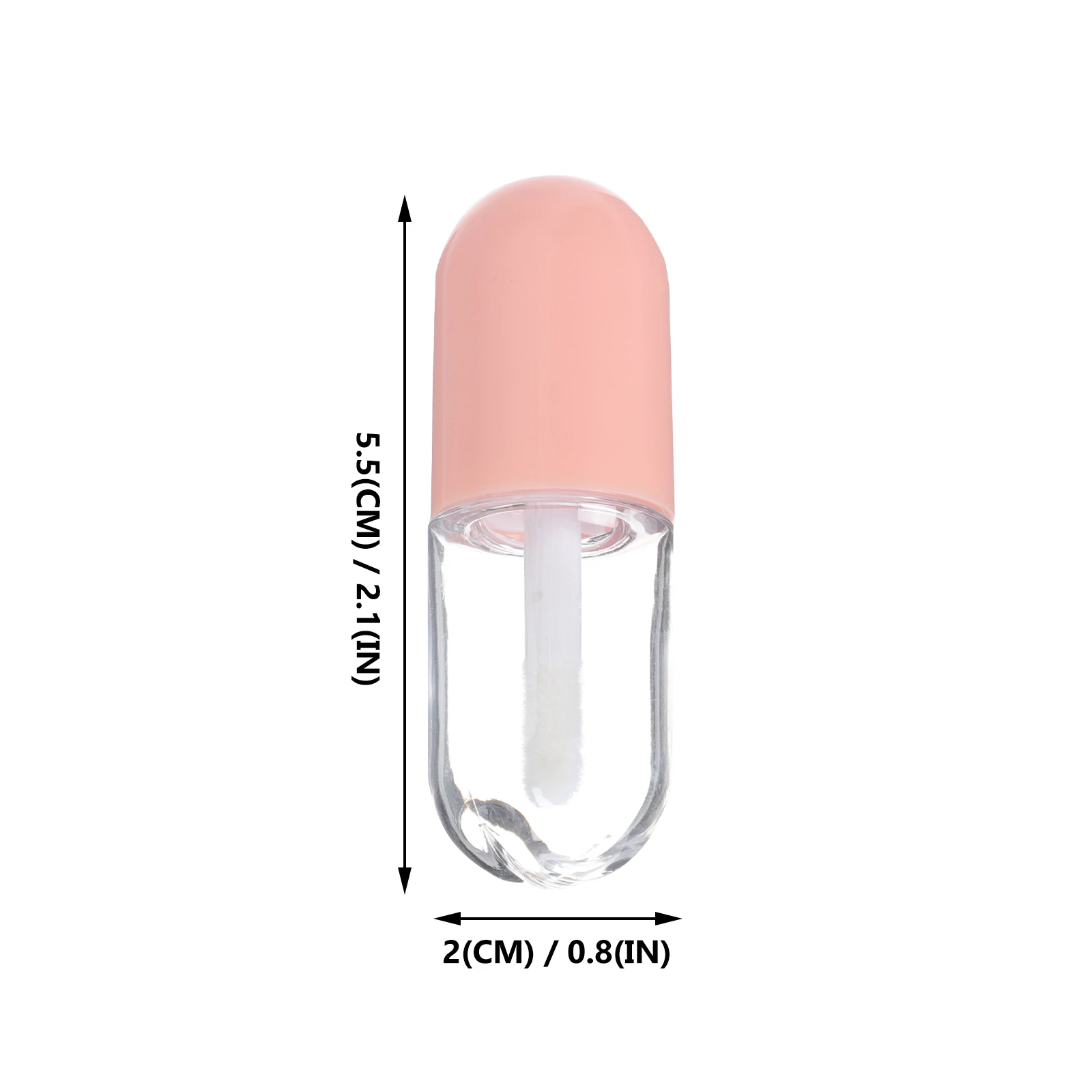 10 PCS Cute Lip Gloss Tubes Empty Bottle Lipgloss with Wand Bottles Wands Travel