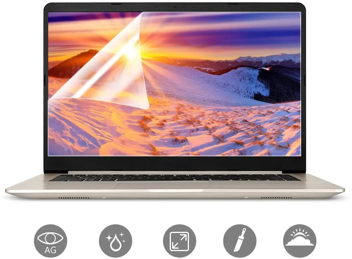 2X Anti-Glare Screen Protector For ASUS Vivobook 15 Laptop M1502 M1502YA /15 OLED X1505 X1505ZA X1505VA M1505 15.6-inch 16:9