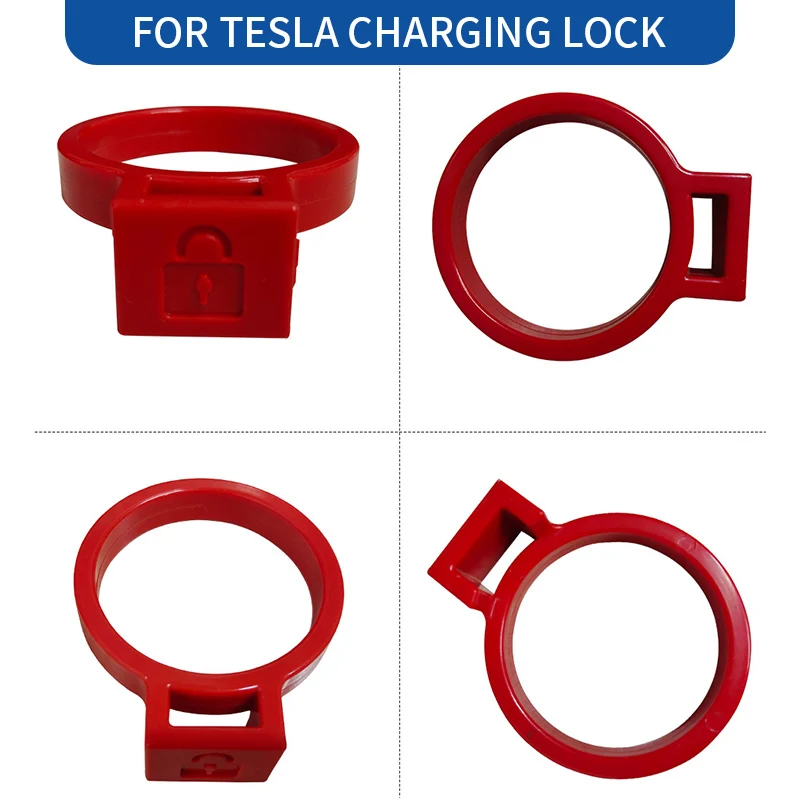 For Type 1 Tesla EV Charging Adapter Plug Pull-Out Ring Charging Head Lock J1772 Electric Vehicle Car Charger Accessories