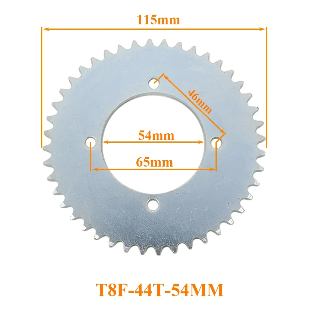 T8F Chain Rear Sprocket 35 44 54 64 74 Tooth 35T 44T 54T 64T 74T Mini Moto ATV Quad Dirt Pit Pocket Bike Cross 47cc 49cc Parts