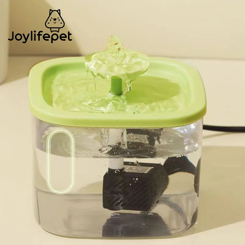 

Dog Cat Water Dispenser Cat Feeder Automatic Circulation Silent Water Dispenser Filter Running Water Bowl Basin