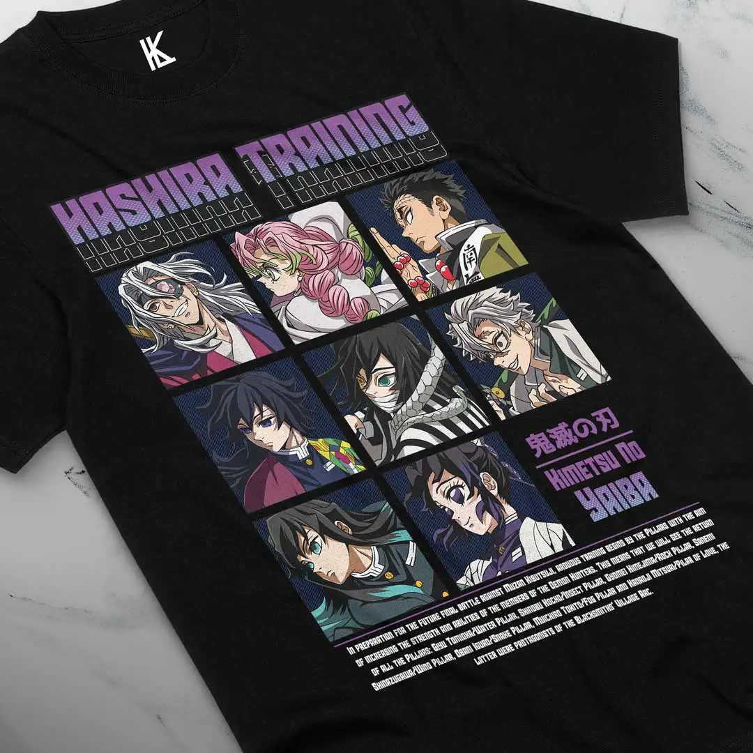 Hashira Training Demon Slayer Anime Tshirt Unisex Cotton All Size