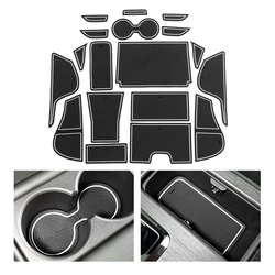 Anti-Slip Gate Slot Mat for Nissan ARIYA 2022 2023 Car Door Groove Pad Cup Holder Interior Accessories Coaster