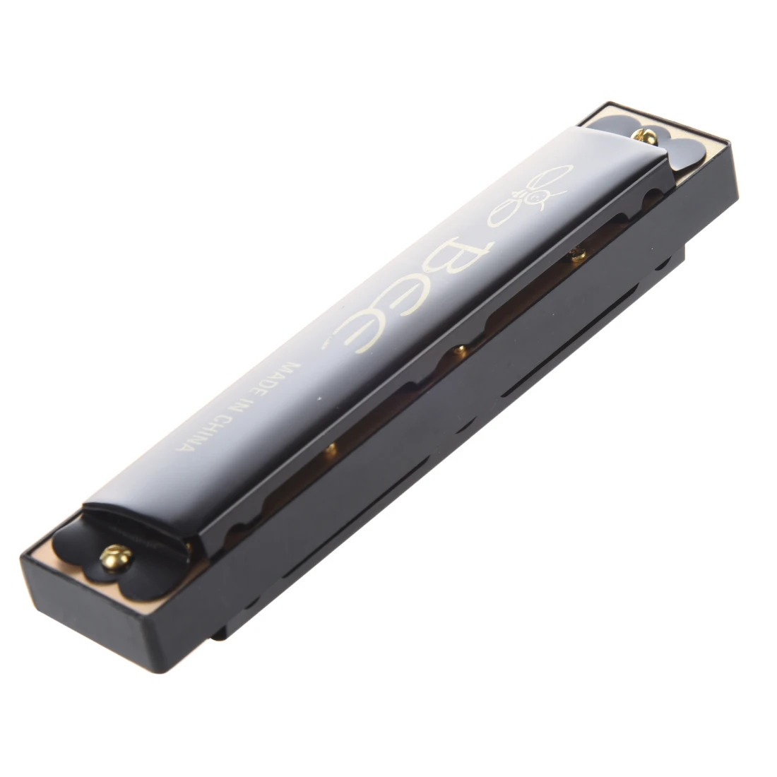 Kinderen Kinderen Muziekinstrument 32-gaats Metaal Bee Mondharmonica Mondharmonica Zwart