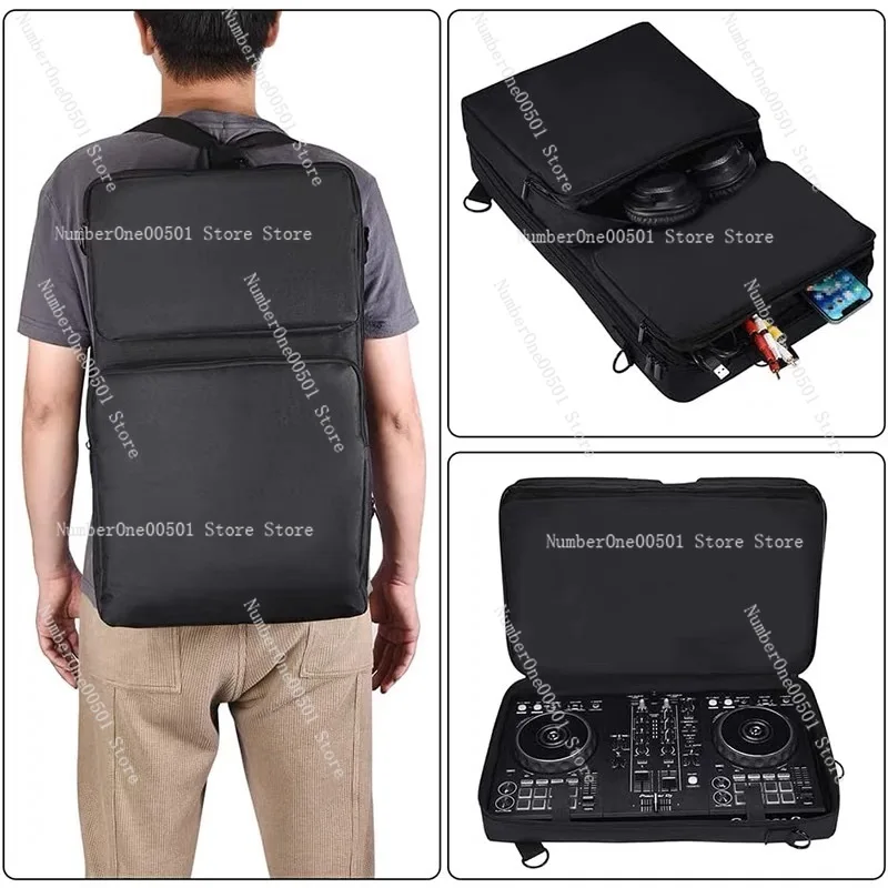 

Подходит для контроллера Pioneer DDJ400 FLX4 SB3, сумка для хранения проигрывателя дисков Roland DJ-202, рюкзак с мягкой оболочкой