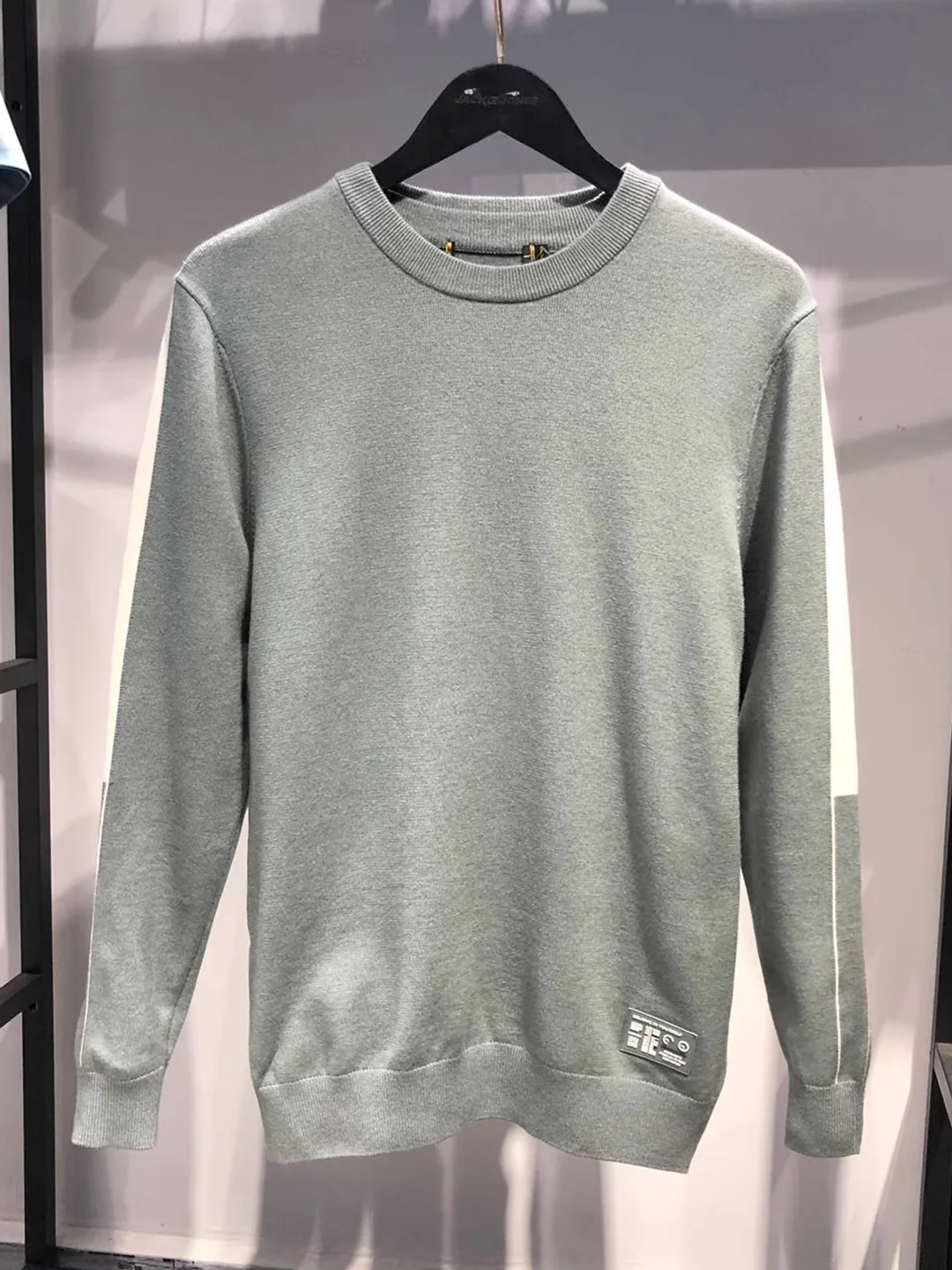 

Soft Skin-Friendly Wool Blend Casual round Ne Knitted Sweater for Men Youth Autumn Winter Loose Fit Comfortable Long Sve