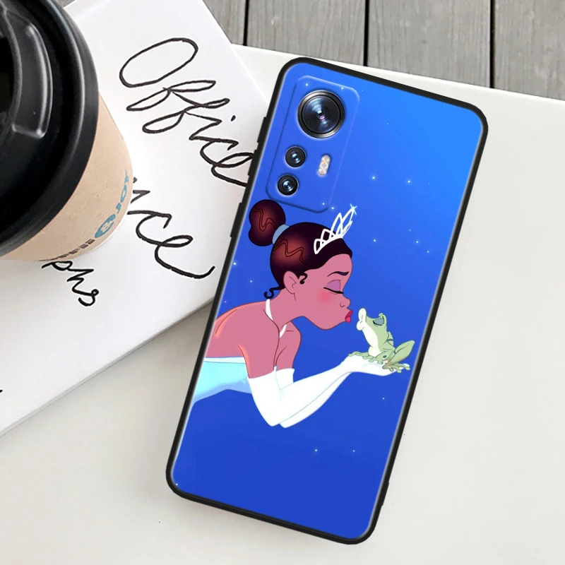 Disney Tiana Princess For Xiaomi Mi 10T 10S 9T 9 SE 8 A3 A2 6X 5X CC9E Note 10 Lite Pro Mix 3 Black Phone Case Phone Case