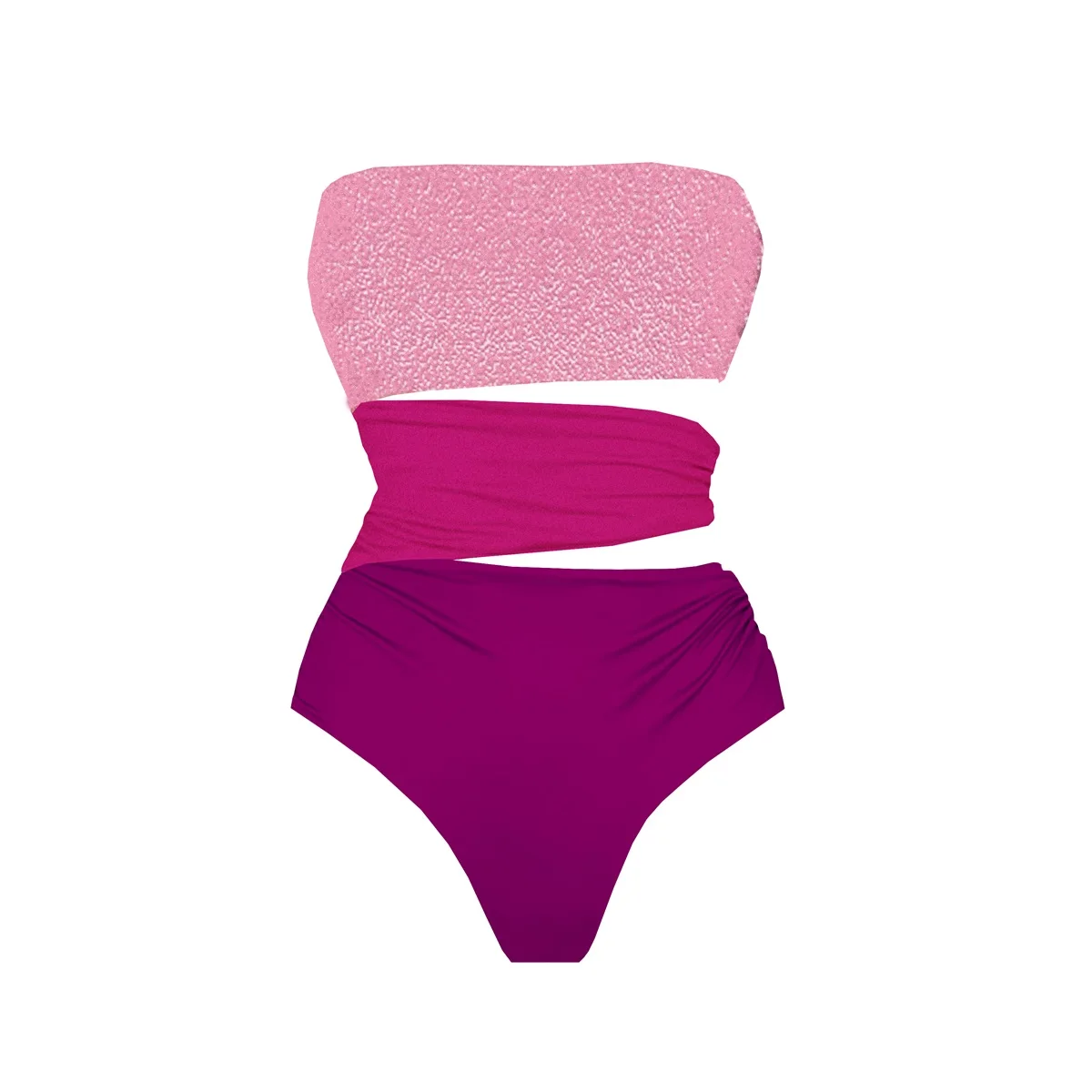 2 قطع العصابة Biquini مع التستر مثير النساء ملابس السباحة 2026 ملابس السباحة رفع بِدل السباحة الإناث جوفاء ثوب السباحة بحر