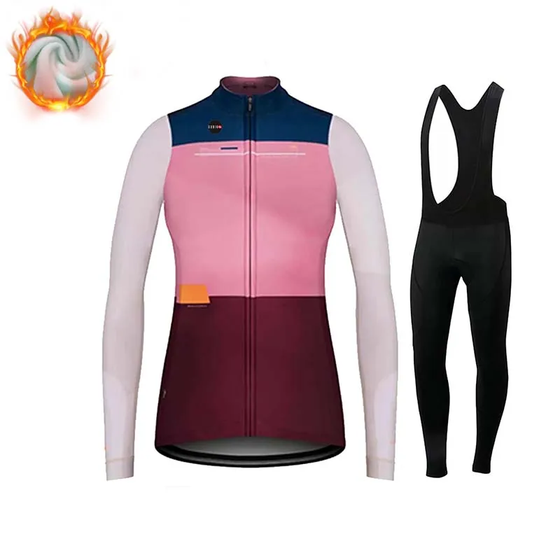 Cycling Jersey Set for Women, Mountain Bicycle Clothes, Racing Team Wear, Cycling Clothing, Spring and Autumn, 2023