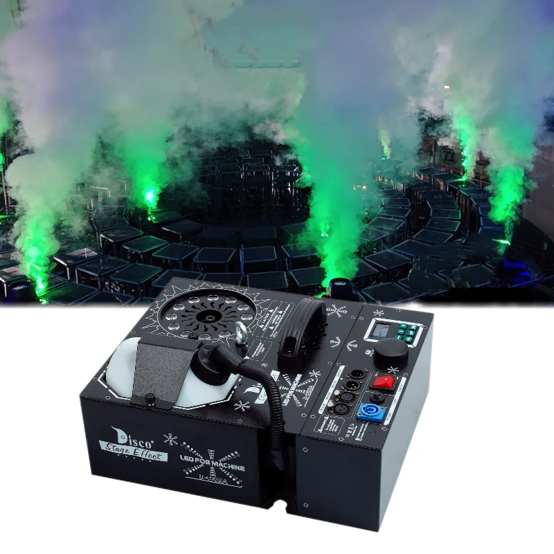 

Hot Sale Stage Atmosphere Equipment 1500w Up Shot Dmx Led Fog Machine Smoke Spray Fog Machine Fog Cannon Machine Night Club