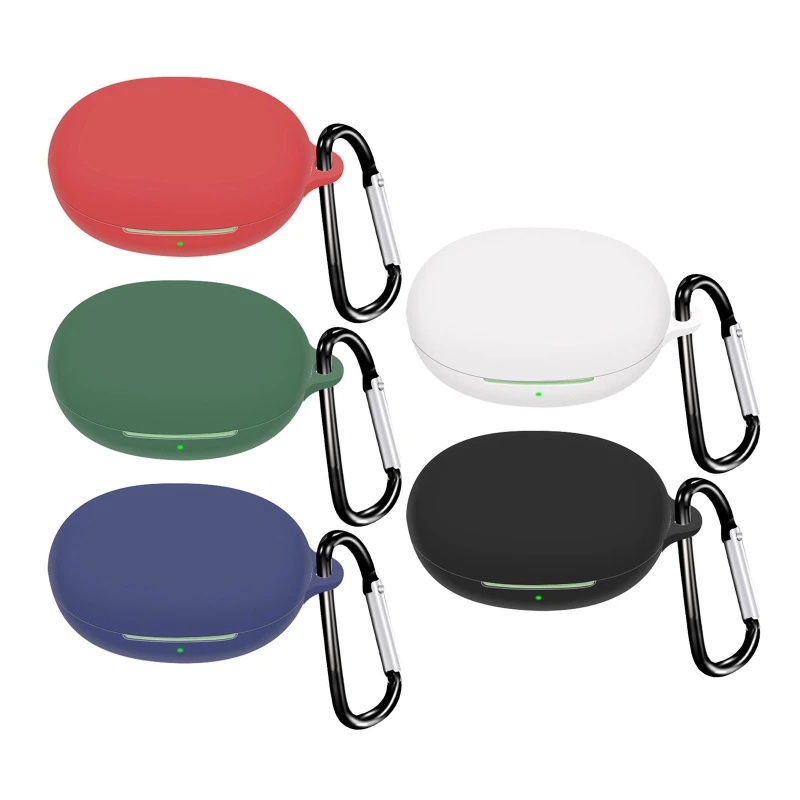 لينة سيليكون الجلد سماعة لحقيبة الغطاء مع سلسلة المفاتيح ل ريليم براعم Q2S Hea