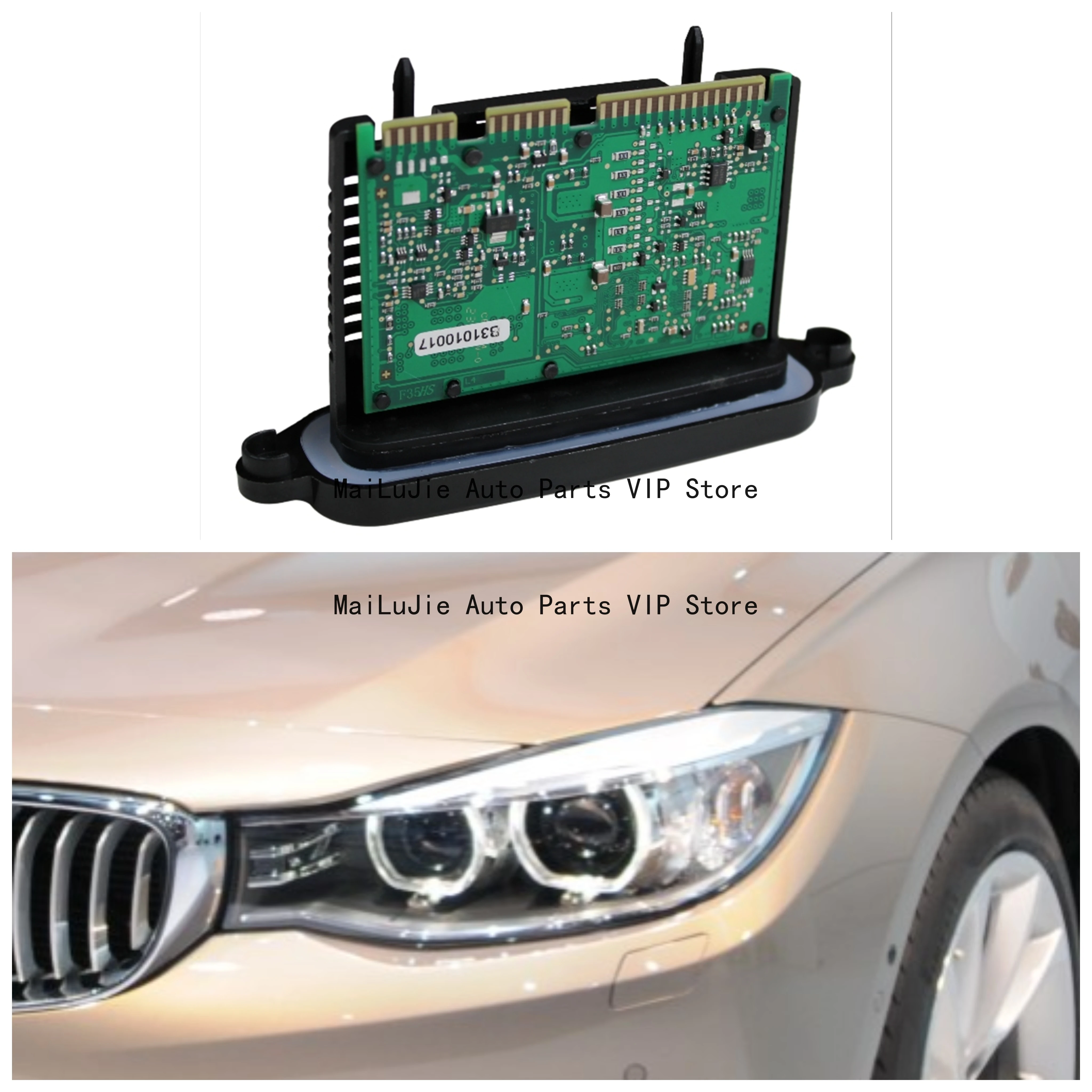 

63117316186 Xenon TMS для BMW 3 серии F30 F34 GT 2012-2015, модуль управления ксеноновыми фарами TMS LED с AFS, автомобильные аксессуары