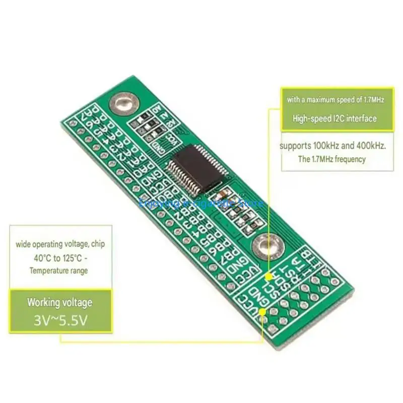 MCP23017 GPIO-Erweiterungskarte mit 16-Kanal-Layout für Lernprojekte Y4QF – Detail 5