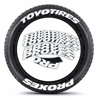 Pegatinas con Letras para Neumáticos de Coche, para TOYOTIRES PROXES, Estilo Siamés, Letras Decorativas para Ruedas, Logotipo para Neumáticos, Decoración para Automóviles, 4 Colores