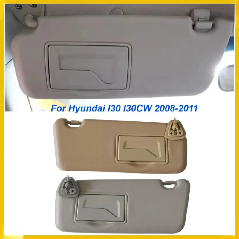 

Grey beige For Hyundai i30 i30cw 2008 2009 2010 2011 sun visor car left and right with mirror sun visor 852012L020 852022LO20