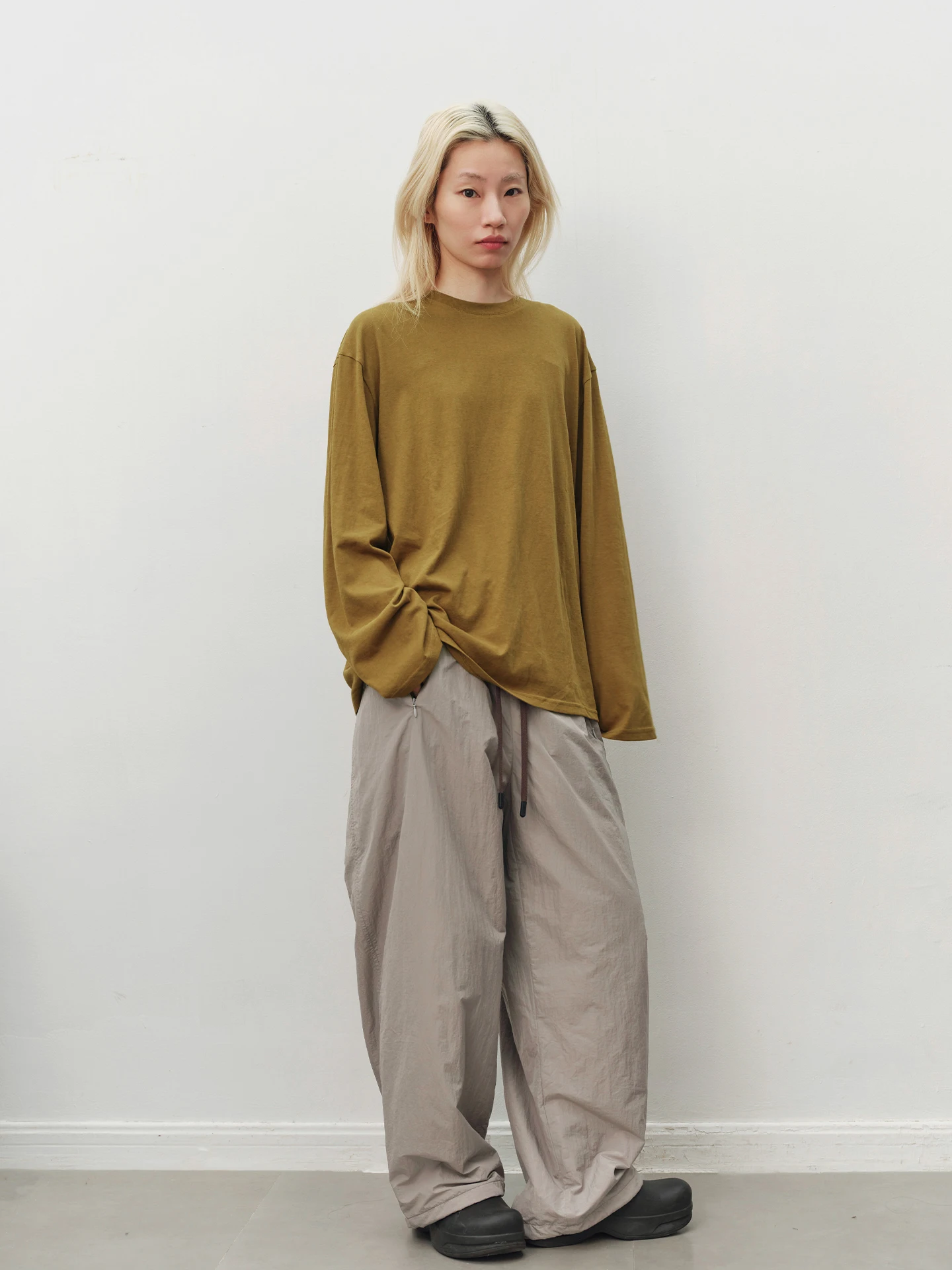 

Женские повседневные прямые брюки для активного отдыха, водонепроницаемые, из тонкого хлопка, с эластичным поясом, новинка ранней весны.