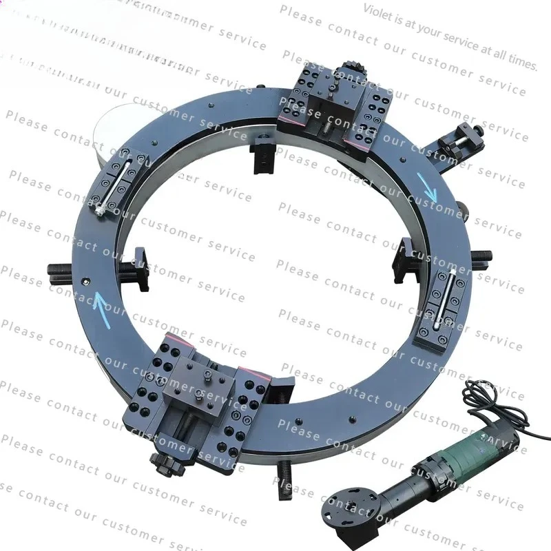 Direct Manufacturer Price Efficient Split Frame Pipe Beveling Machine 470-610mm Stainless Steel Pipe Cutting Sizes