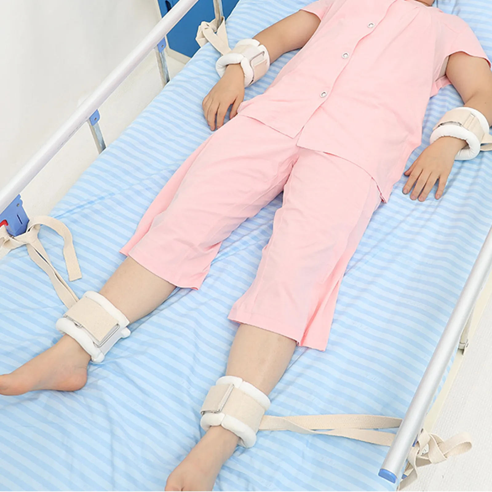 

Профессиональный регулируемый фиксирующий ремень для больниц, для реабилитации пожилых пациентов, фиксации рук и ног, предотвращения самоповреждений