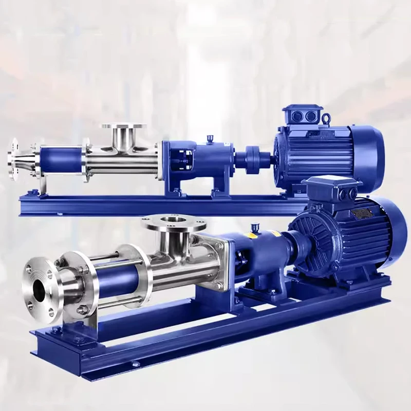 

G-Type Stainless Steel Single Screw Pump G25-1 Cast Iron Sludge Filter Press Conveying Pump Screw Pump PAM(Customized)