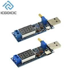 Boost Buck Converter USB Step UP / Down Power Supply Module DC-DC 5V To 3.3V / 12V Adjustable Out DC 1.2V-24V