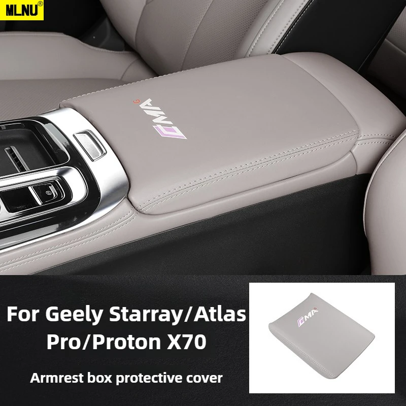 

Armrest Cover For Geely Starray/Atlas Pro/Proton X70 Accessories 2024-2025 - Premium Leather , Scratch-Resistant
