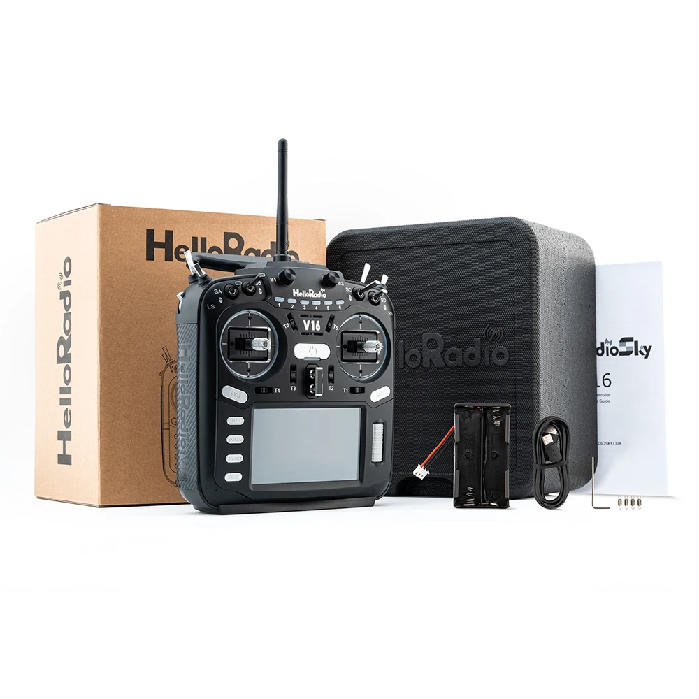 HelloRadioSky V16 Series Radios EdgeTX ELRS مع التحكم الصوتي بالذكاء الاصطناعي