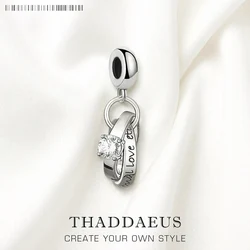 Hot Fashion Jewelry Wedding Rings Pendant Dangle Charm Pure 925 Sterling Silver Classic Gift For Women