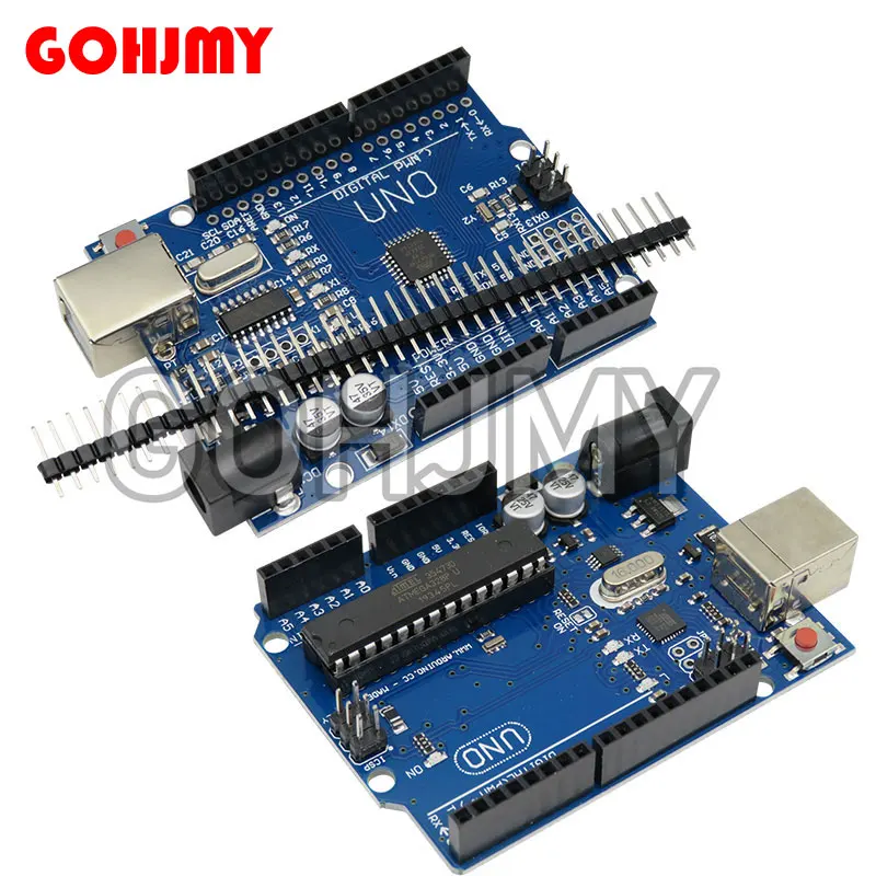 1PCS/LOT UNO R3 Official ATMEGA16U2+MEGA328P Chip For Arduino UNO R3 Development board + USB CABLE