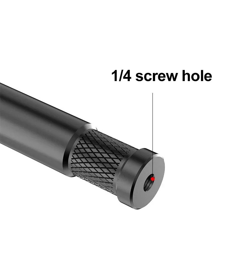15cm Aluminiumlegierung Verlängerungsstange 1/4 Schraube Stativ-Verlängerungsstange für GoPro Hero 13 12 Insta360 X5 DJI OSMO Action 6 Kamera Vlog – Detail 4
