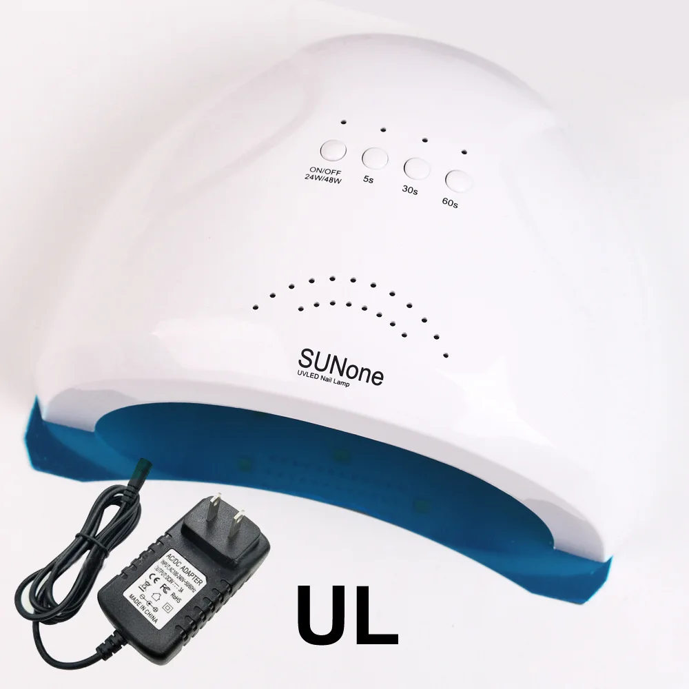 プロのマニキュアキット,UVランプ付きネイルサロン用電気キット,LEDまたは充電式,48W