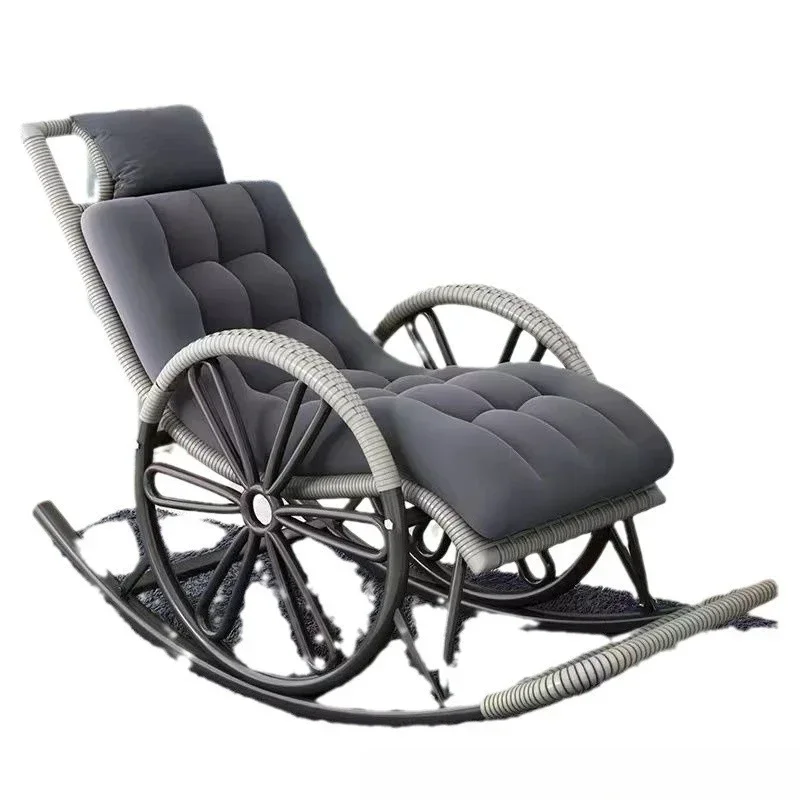 Home rocking Leisure rocking Creative recliner Adult free chair Balcony rattan Internet celebrity chair