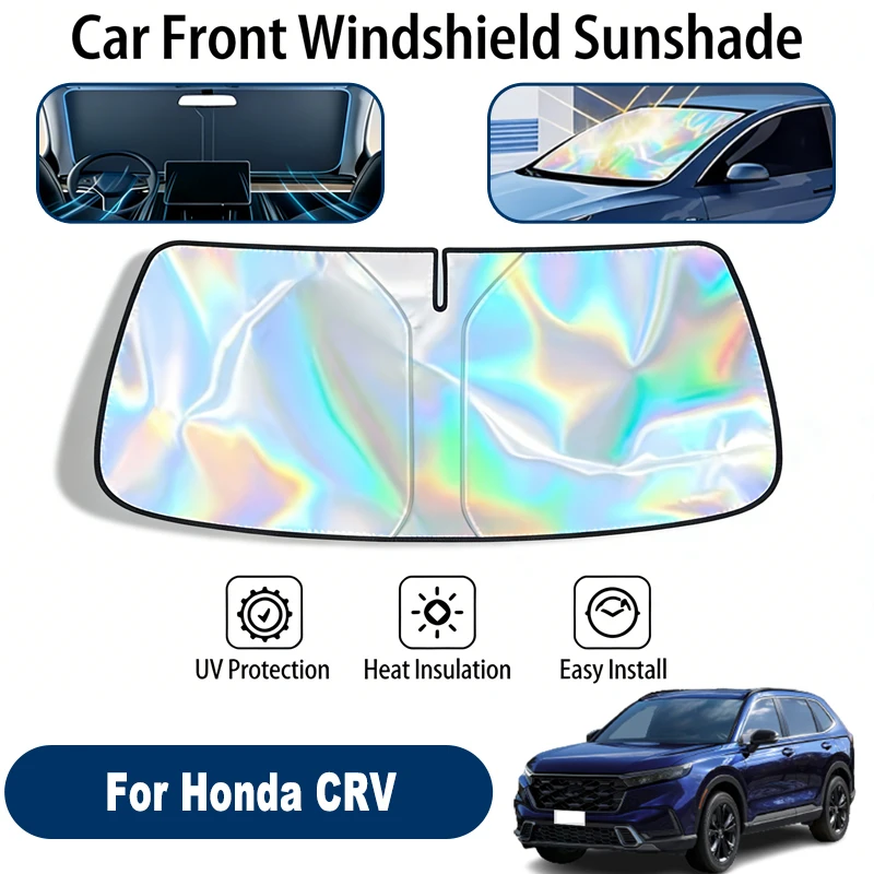 

Солнцезащитный экран для лобового стекла Honda CRV, складной, отражающий УФ-излучение, защитный чехол для переднего окна, аксессуары