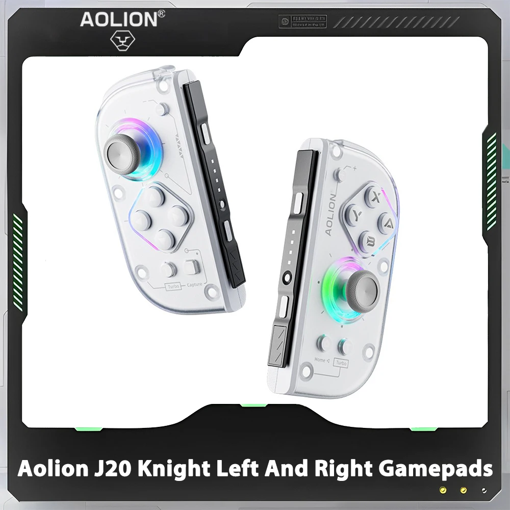 

Aolion J20 Knight Left And Right Gamepad Switch Hall Joystick Wireless Motion Sensing Gaming Accessories Customized Gifts