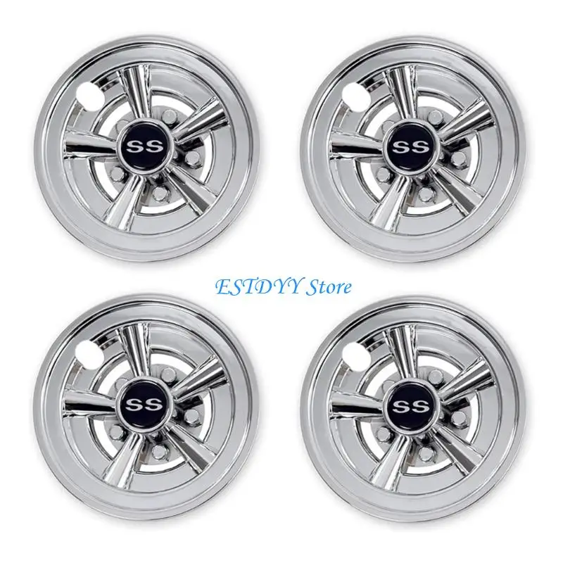 G6DE 5 Spoke Golf Cart Hub Caps Protector For Enhances And Durability