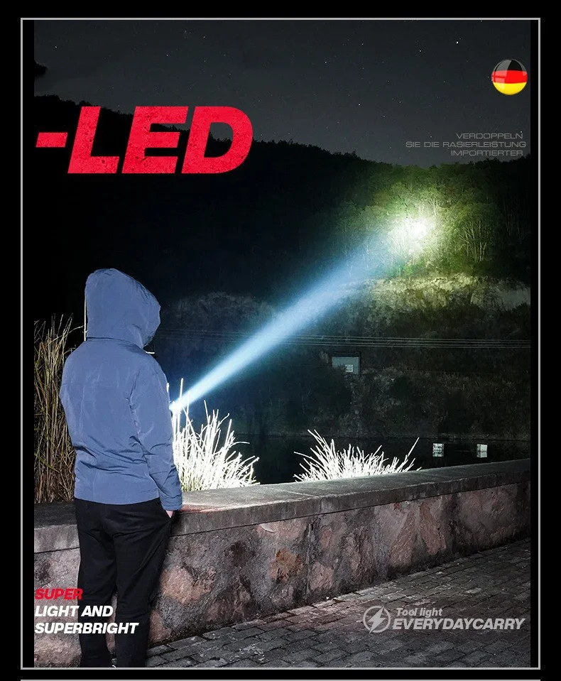 New Solar Keychain Light Charging Flashlight Multi functional Aluminum Alloy High Brightness Mini COB Work Light