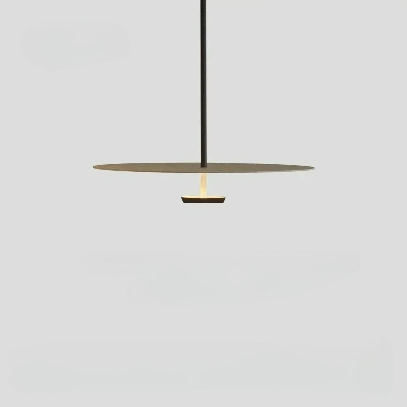 

Nordic Art UFO Pendant Light Danish Designer Circular 50cm Hanging Lamp for Home Office Bar Exhibition Hall Restaurant Light