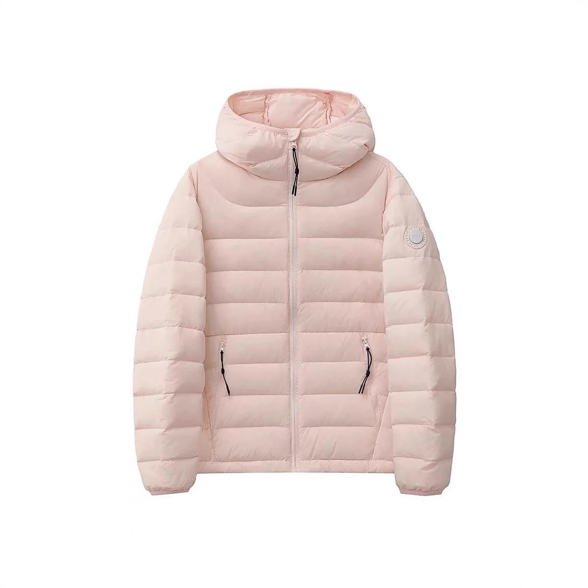 

90 White Duck Down 2025 New Down Jacket Women's Short Style Hooded Lightweight Student Unisex Slimming Autumn and Winter Jacket