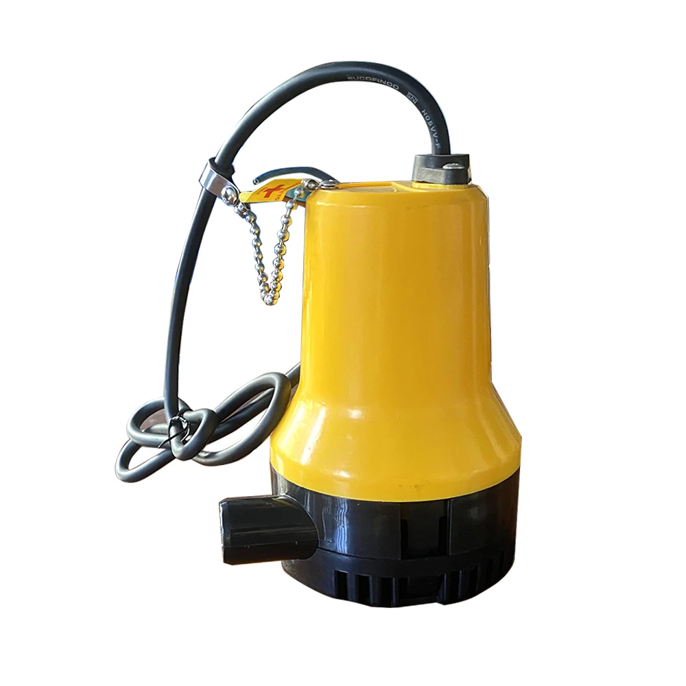 

12V 1-inch DC Submersible Pump Brushless Bilge Pump Solid Shell Bright Yellow Mini Submersible Pump