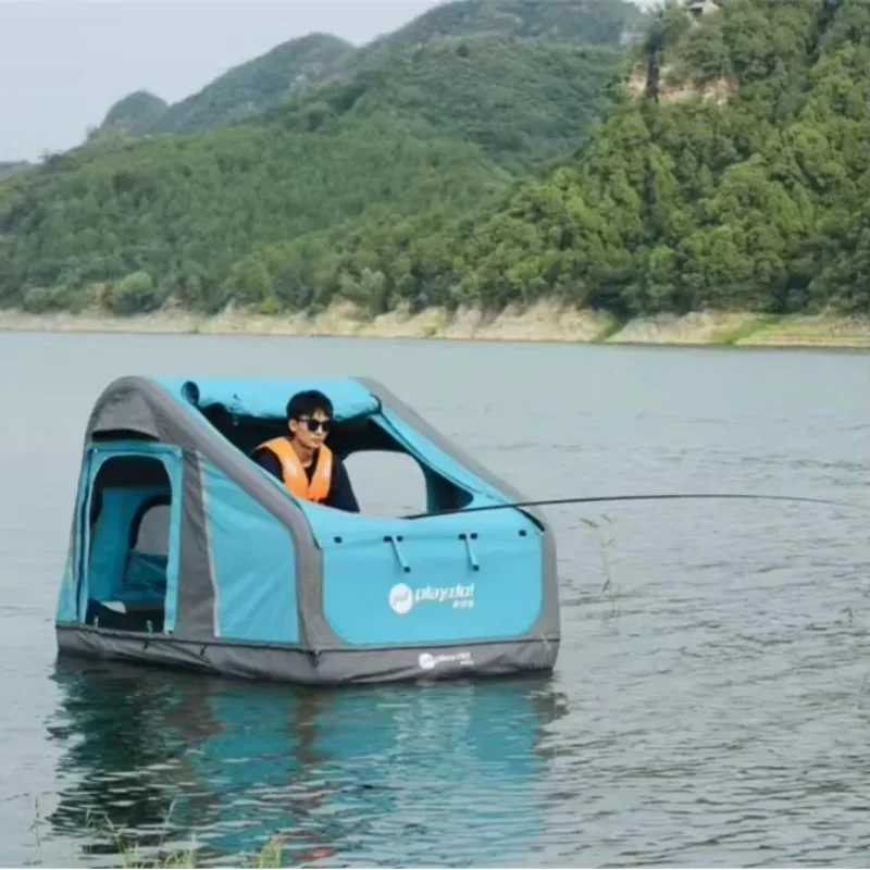 

Портативная надувная палатка для крыши автомобиля, подходит для большинства моделей автомобилей