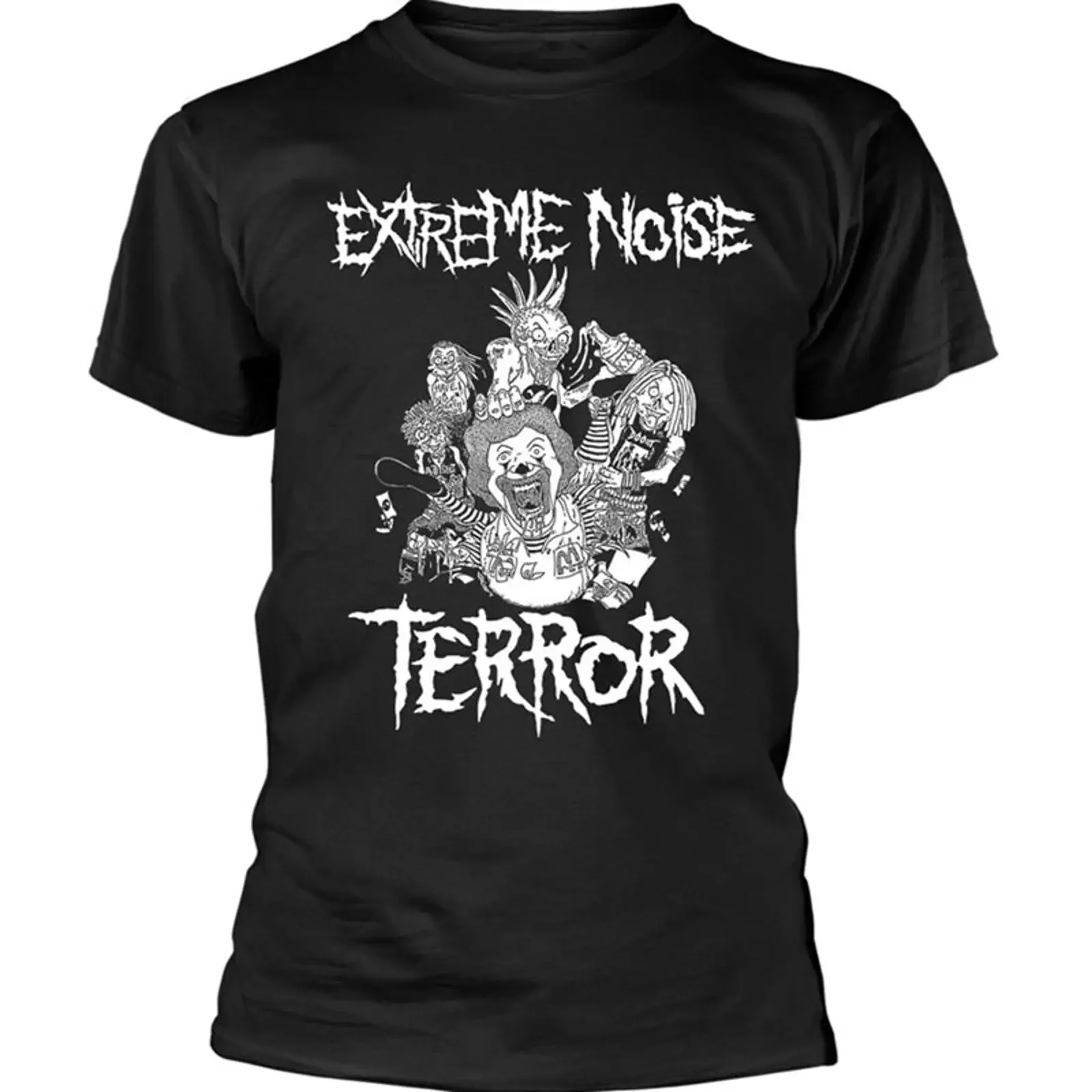 Extreme Noise Terror In It For Life White TS vintage Washed Soft Top For Everyday Wear Stretched Breathable designer clothes