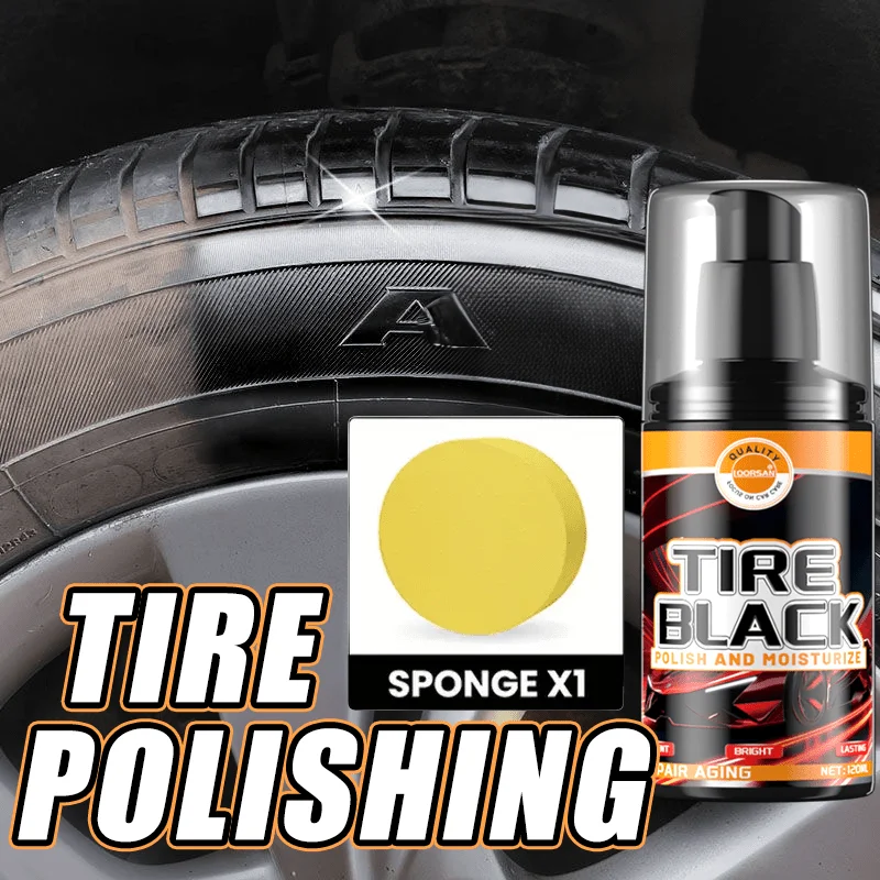 Tire Black  Tire Renewal Coating Wax Durable Protection & Repair Prevents Cracking & Whitening for Car, Bicycle,Motorcycle Tires