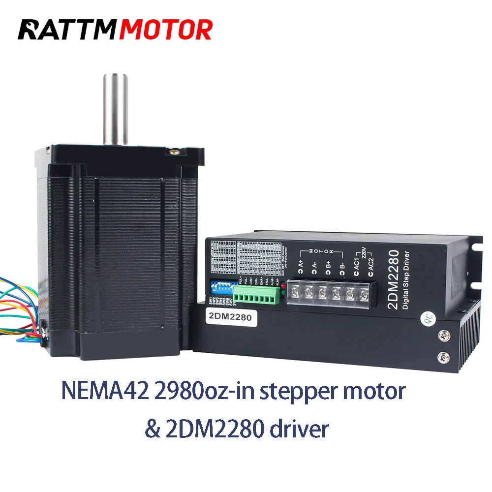 

1 шт. шаговый двигатель NEMA42 2980 унций и 1 драйвер 2DM2280