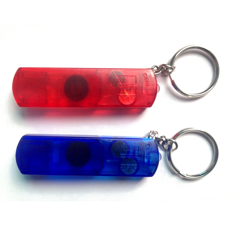 Mini Keychain Led Flashlight Pocket Red Light Torch Outdoor Whistle Emergency Compass Survival Portable Adventure Camping Light