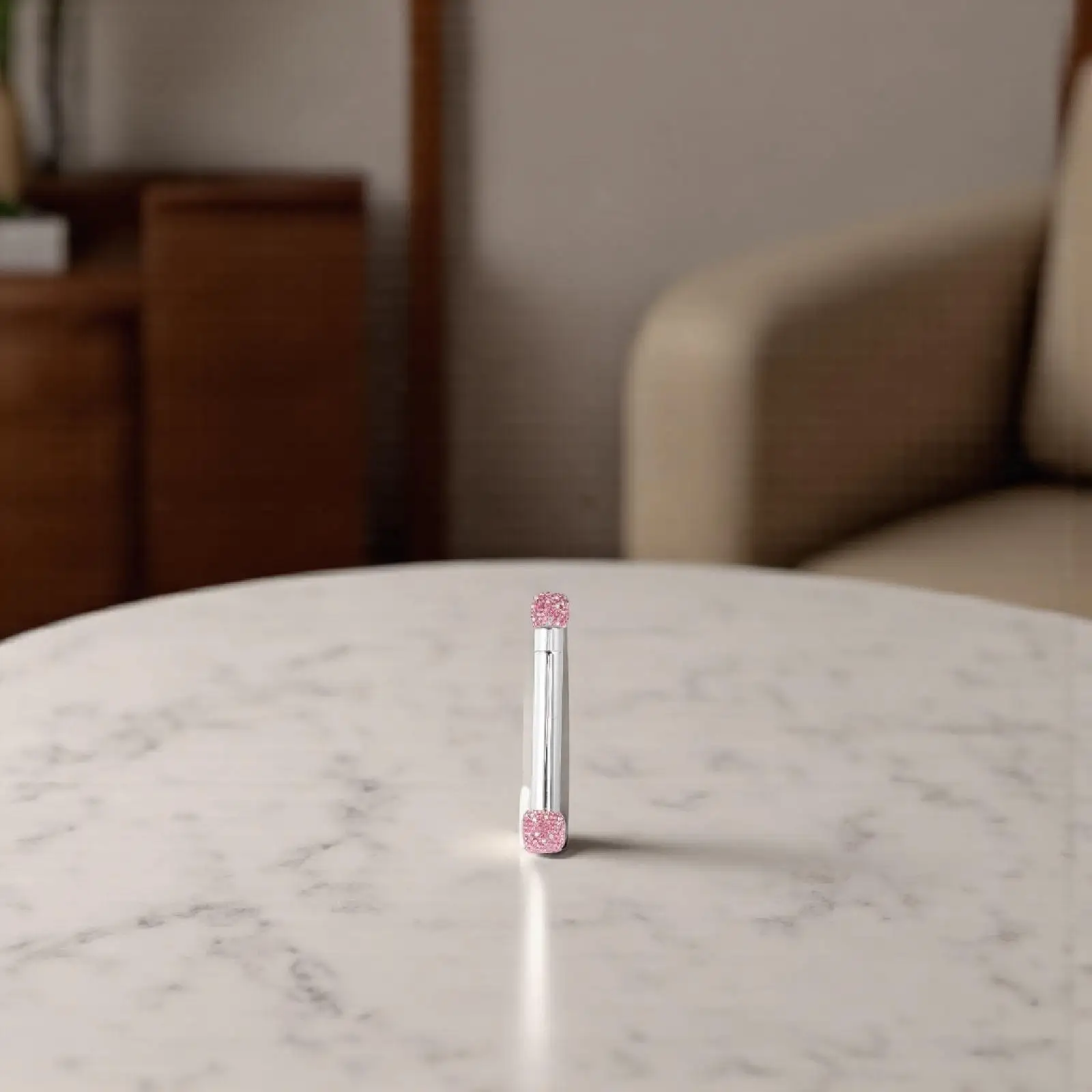 

10 Ml Mini Perfume Spray Bottle Glass Refillable Portable Fragrance Atomizer For Travel Diamond Embedded Design Durable Vacuum