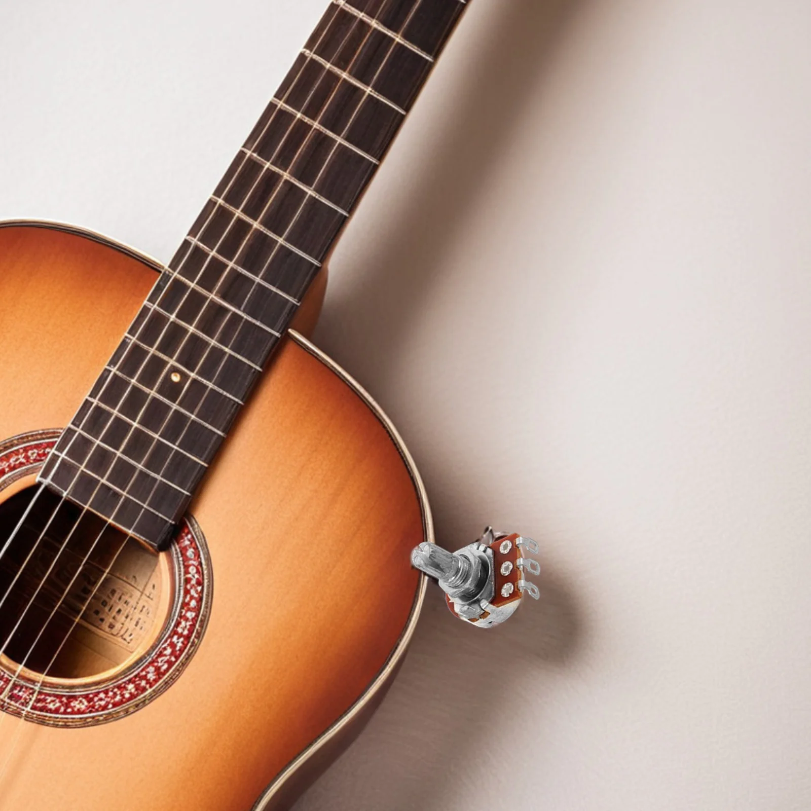 

4Pcs Guitar Potentiometers A250k Audio Taper Precise Tone Control 15Mm Shaft for Electric Guitar Bass Volume Pots