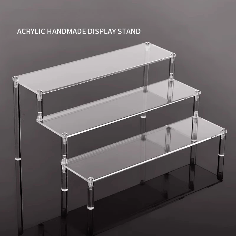 

Acrylic Ladder Display Stand Blind Box Storage Display Stand Bubble Matt Brand Doll Figure Doll Display Stand