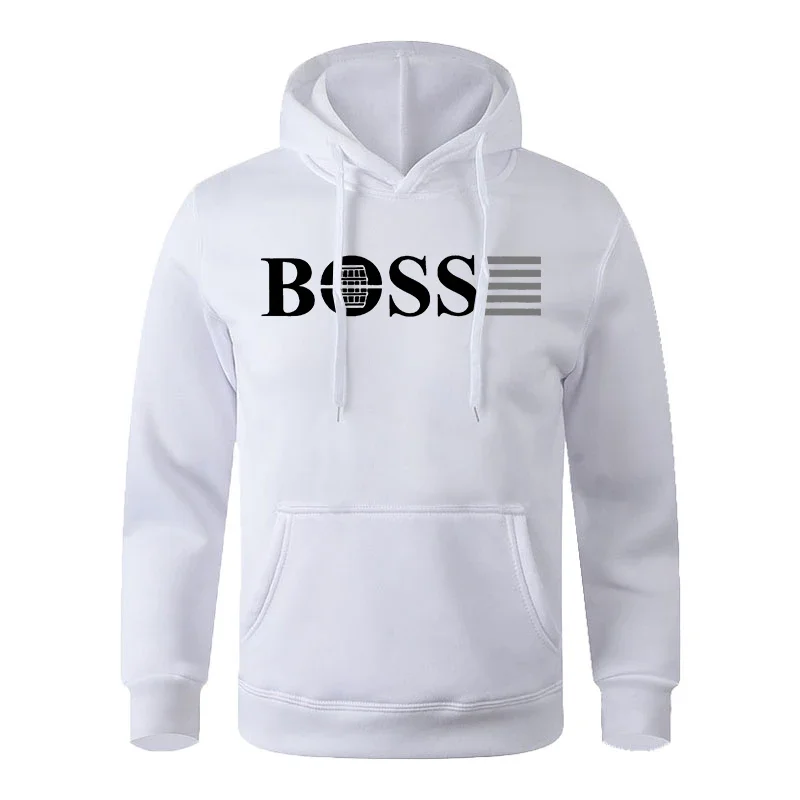 

Autumn and winter new men's casual pullover, fashion outdoor warm fitness jogging men's and women's sports hoodies, trend tops