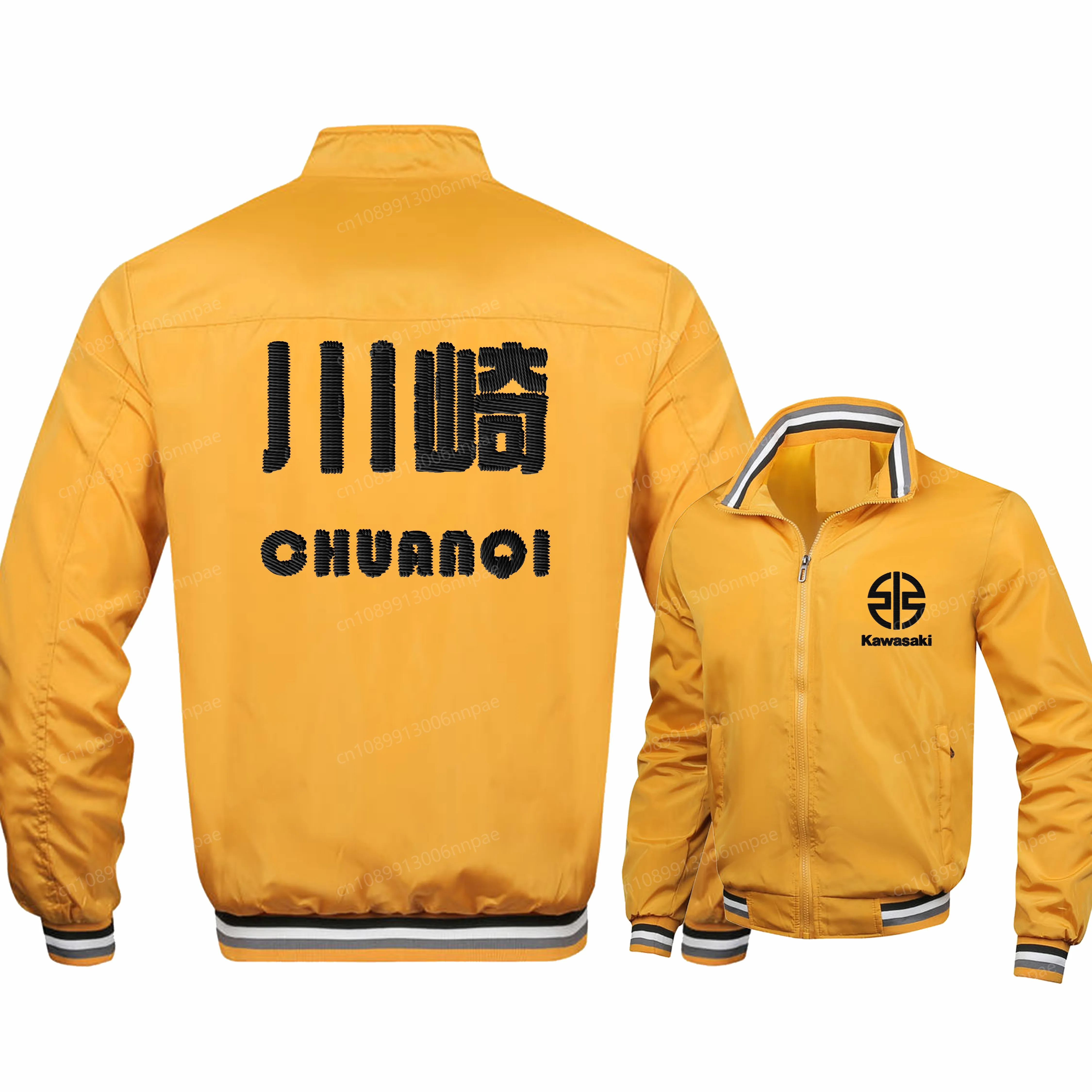 

Kawasaki Motorcyclist Jacket Embroidery 3D Printing Sports Coat Motorcycle Uniform Men's Clothes Clothing Jackets for Man Coats