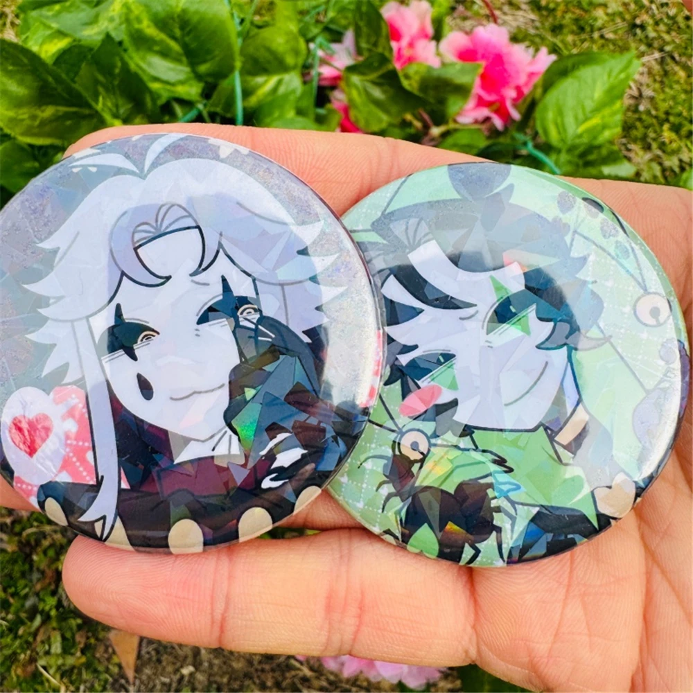 

Значок-брошь из жести 58 мм по мотивам аниме «The Freak Circus» для косплея, реквизит, рождественский подарок